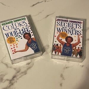 Vtg NEW Richard Simmons 2 Cassettes Secrets of the Winners Colors of Your Life